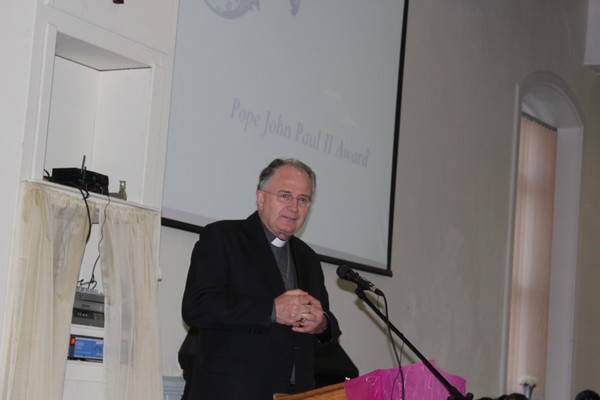 Bishop_Leo_OReilly_at_Launch